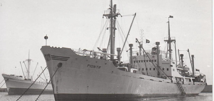 Potopení československé námořní lodi „M/S PIONÝR“